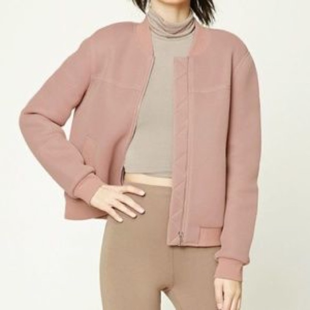 LF perforated bomber jacket